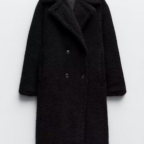 EB | Damen Lange Winter Trench Mantel - Warme