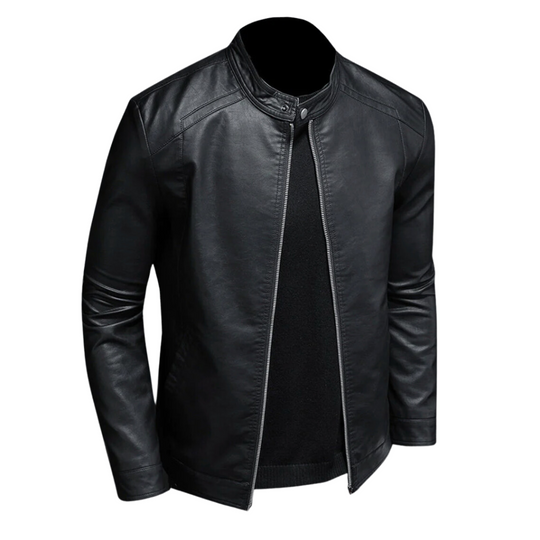 EB | Trendig Leder Bikerjacke für Männer