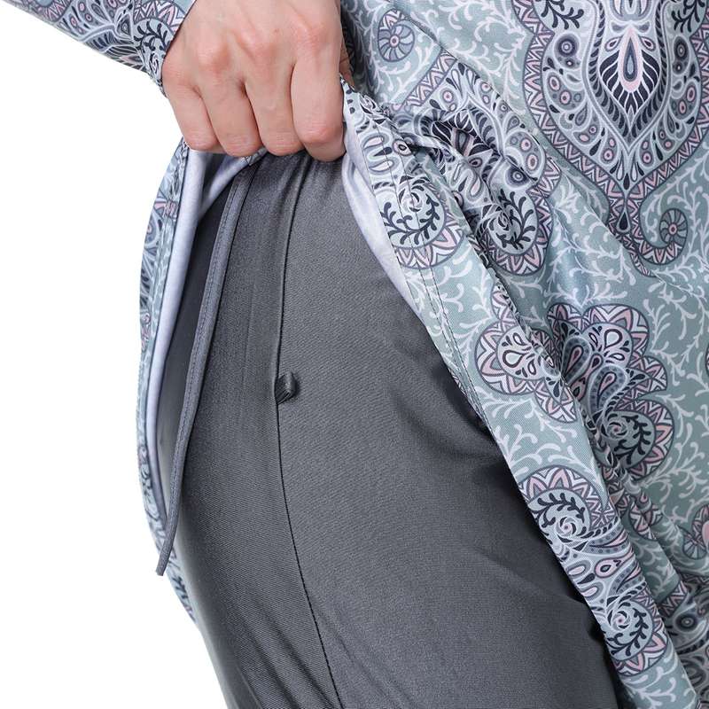 EB | 3Xl 8Xl Gedruckte Halal Arabische Frauen Badebekleidung Badeanzug Burkinis