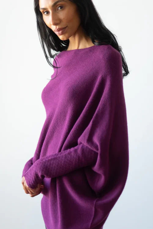 EB | Asymmetrisch drapierter Pullover