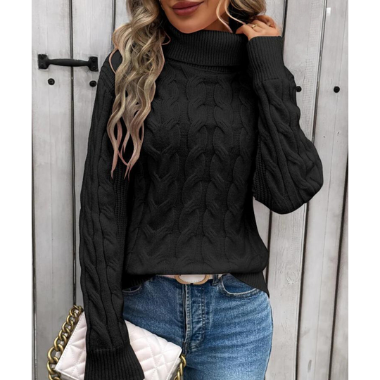 EB | Klassischer Eleganter Rollkragenpullover