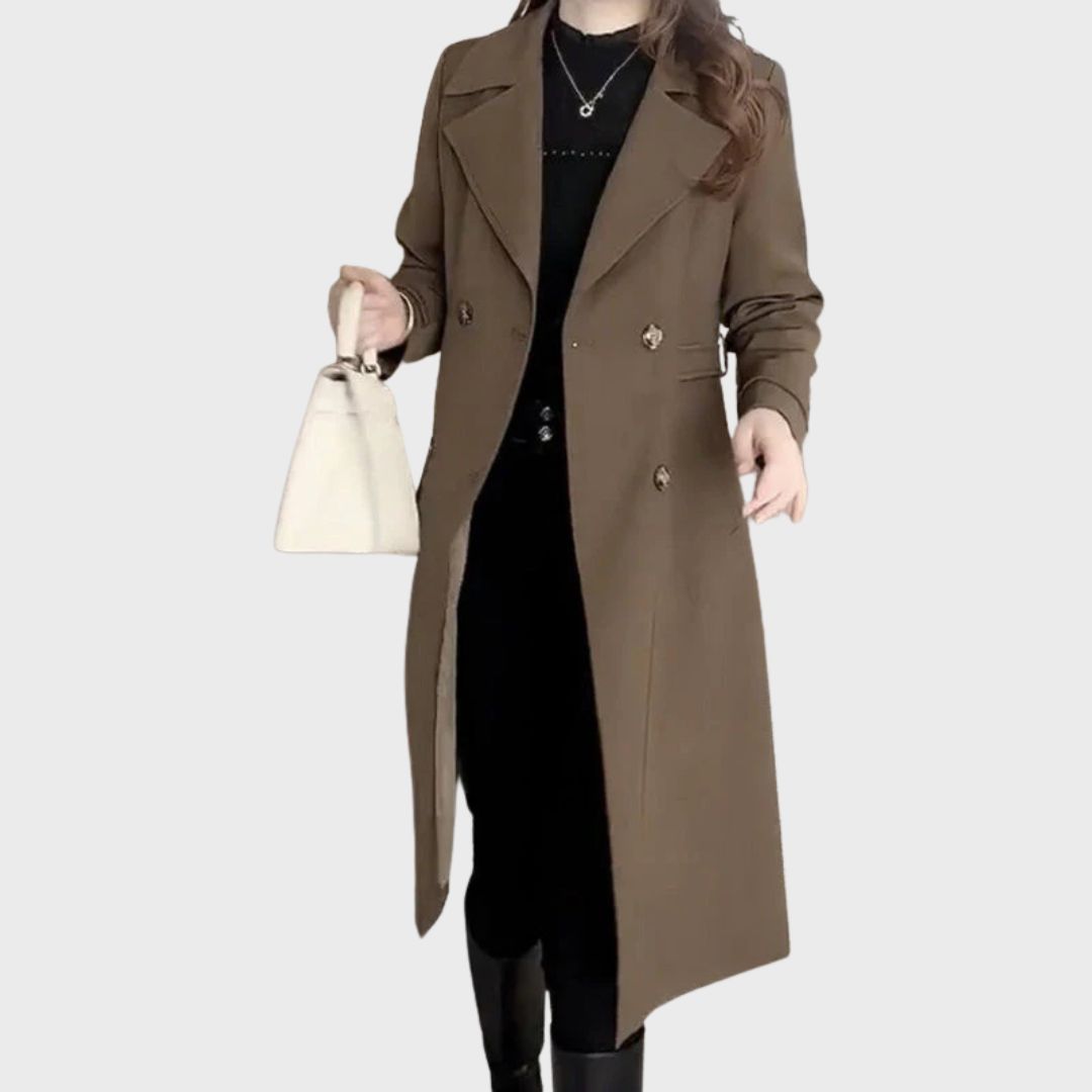 EB | Doppelreihiger Trenchcoat für Frauen