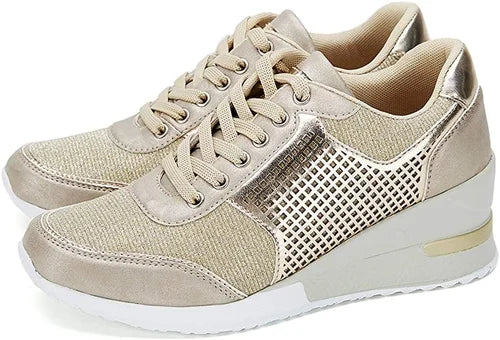 KomfortTurnschuhe Mit Atmungsaktivität Und MetallicAkzenten EB