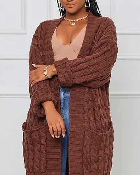 EB | Moderne und Bequeme Allgemeine Strickjacke