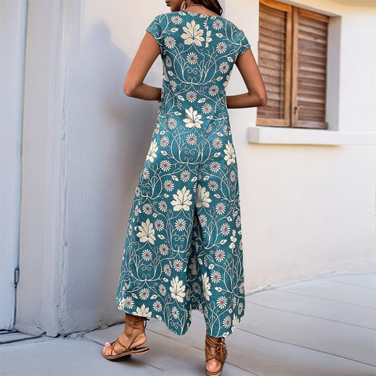 EB | Lockerer Jumpsuit mit Blumendruck