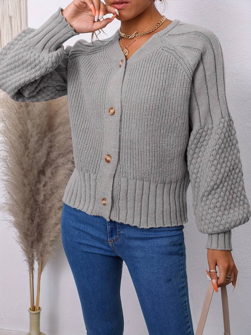 EB | Lässige und Stilvolle Allgemeine Strickjacke