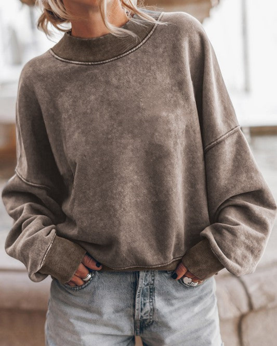 EB | Stilvoller Gebleichter Pullover