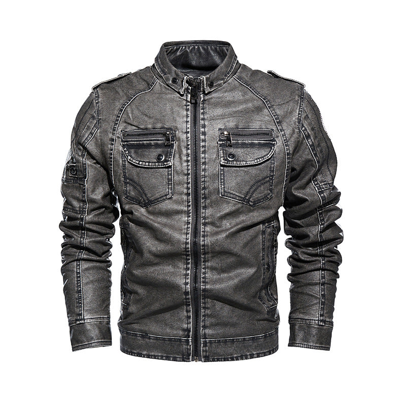 Herren lässige jacke mit zahlreichen Taschen EB