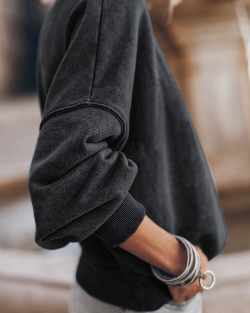 EB | Stilvoller Gebleichter Pullover