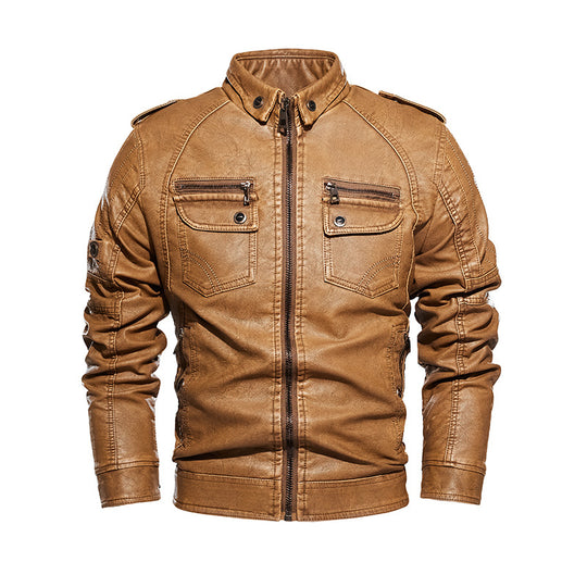 Herren lässige jacke mit zahlreichen Taschen EB