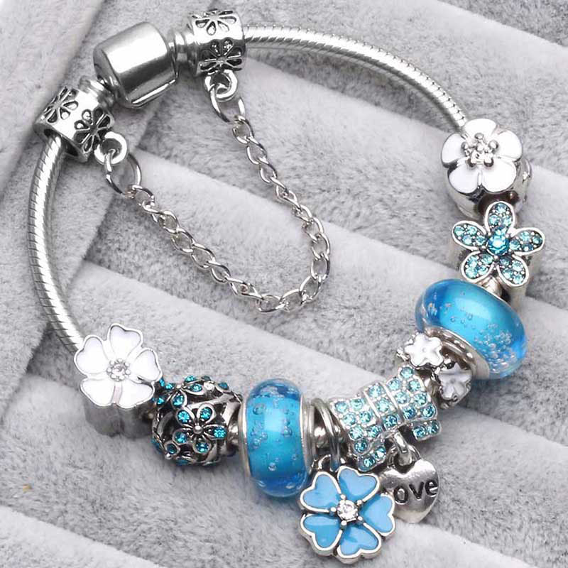 EB | Pfirsichblüten Charme Armband
