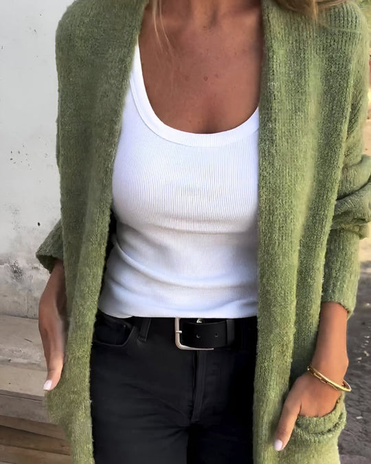 EB | Lässiger Strick-Cardigan mit Taschen