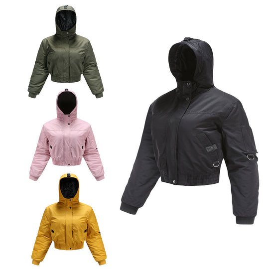 Damen modische kurz geschnittene Winterjacke EB