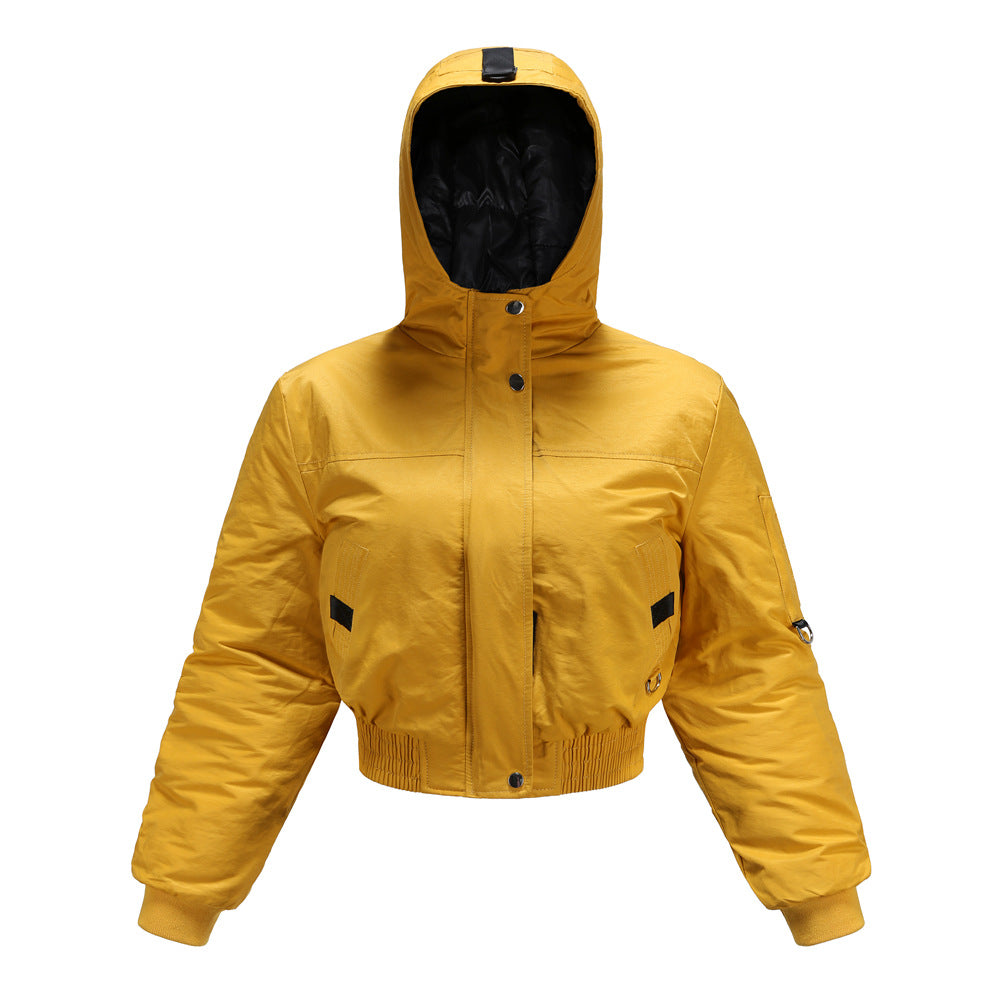 Damen modische kurz geschnittene Winterjacke EB