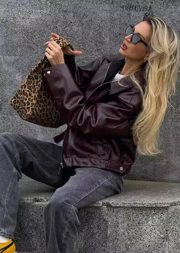 EB | Kunstleder Reißverschlussjacke - Müheloser Edge