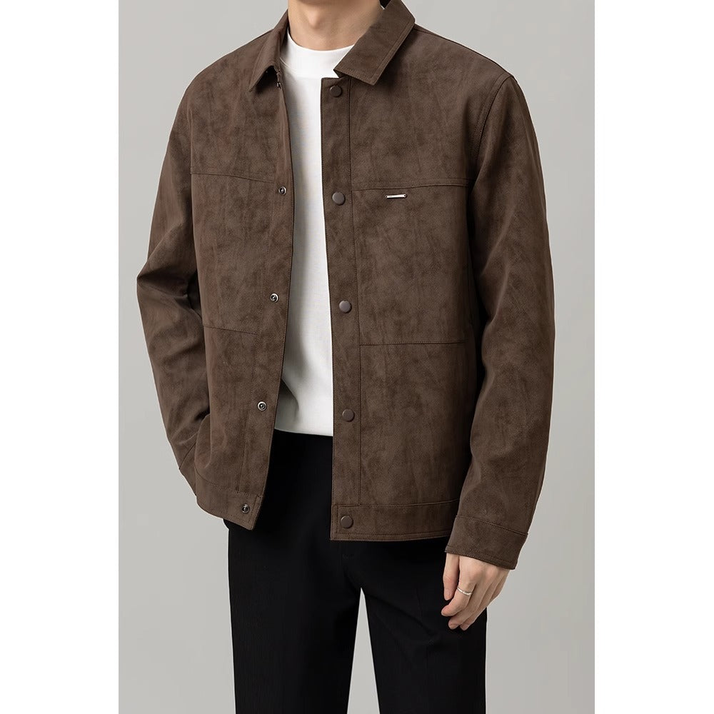 EB | Herren Button-Down Hemdjacke