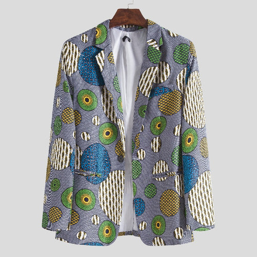 Damen Blazer im einzigartigen afrikanischen Muster mit modernem Schnitt EB