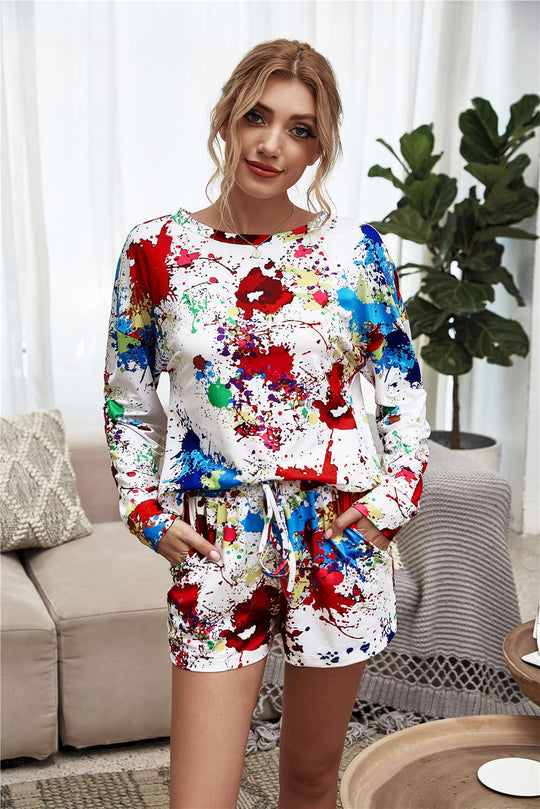 Damen Tie-Dye Lounge Set EB