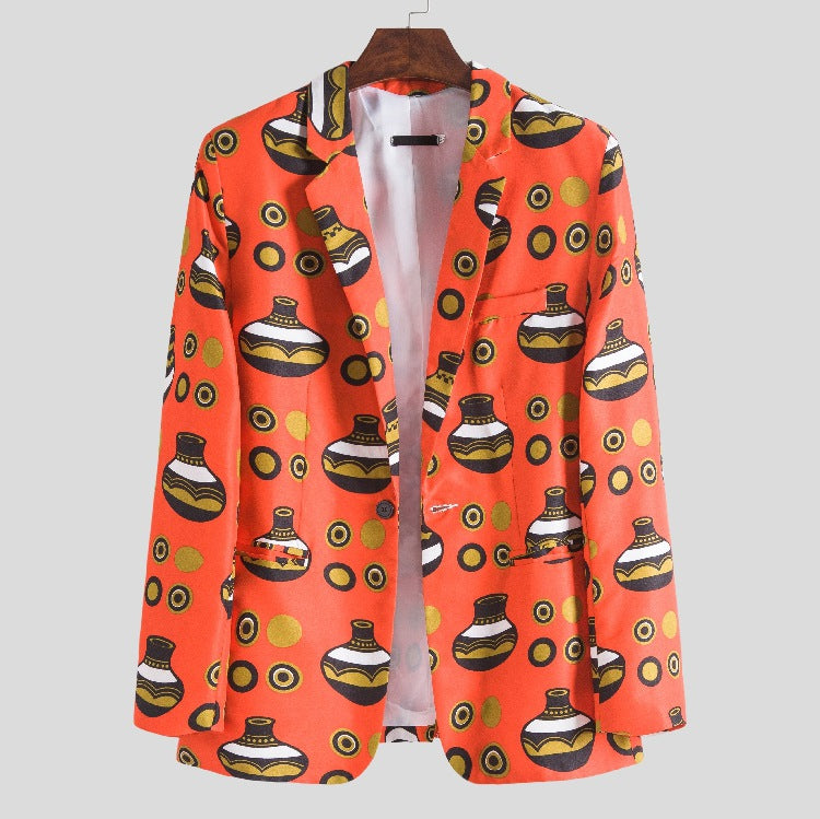 Damen Blazer mit grafikreichen Mustern und modernem Schnitt EB