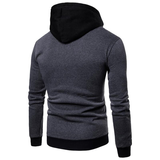 Herren bequemer Hoodie mit praktischem Reißverschluss und funktionalem Design EB