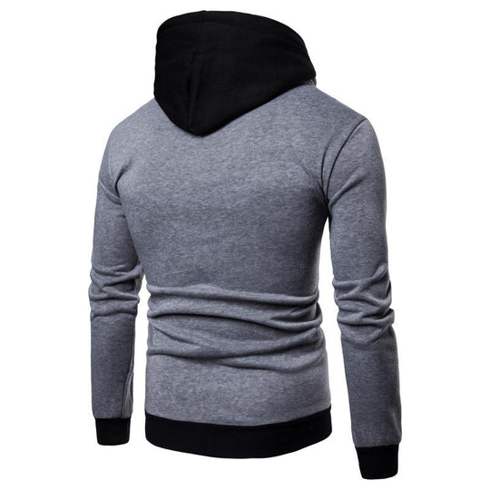 Herren bequemer Hoodie mit praktischem Reißverschluss und funktionalem Design EB