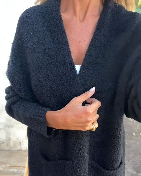 EB | Lässiger Strick-Cardigan mit Taschen