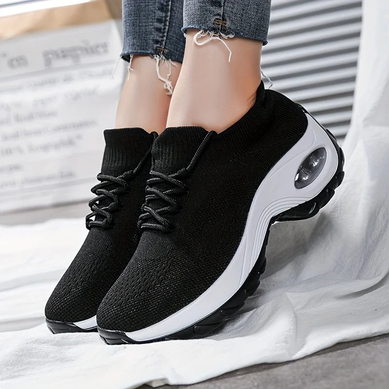 Moderne Schwarze DamenSneakers EB