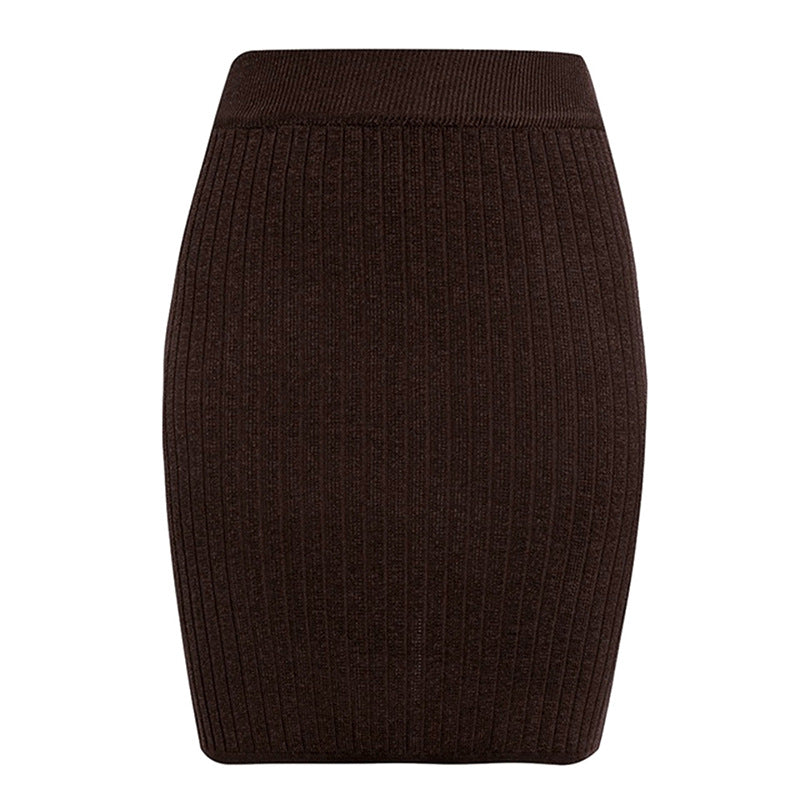 Damen Strickrock im eleganten Rippdesign EB