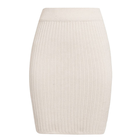 Damen Strickrock im eleganten Rippdesign EB