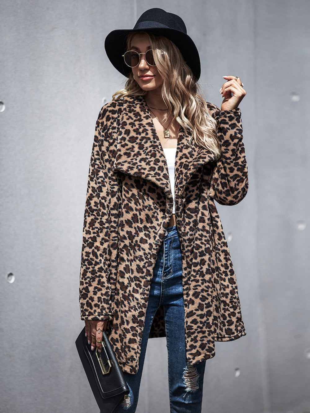 EB | Faux Fur Mantel