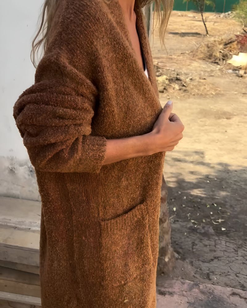 EB | Lässiger Strick-Cardigan mit Taschen