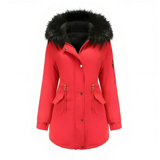 EB | Winter Parka mit veganem Pelz für Damen umweltfreundliche Materialien