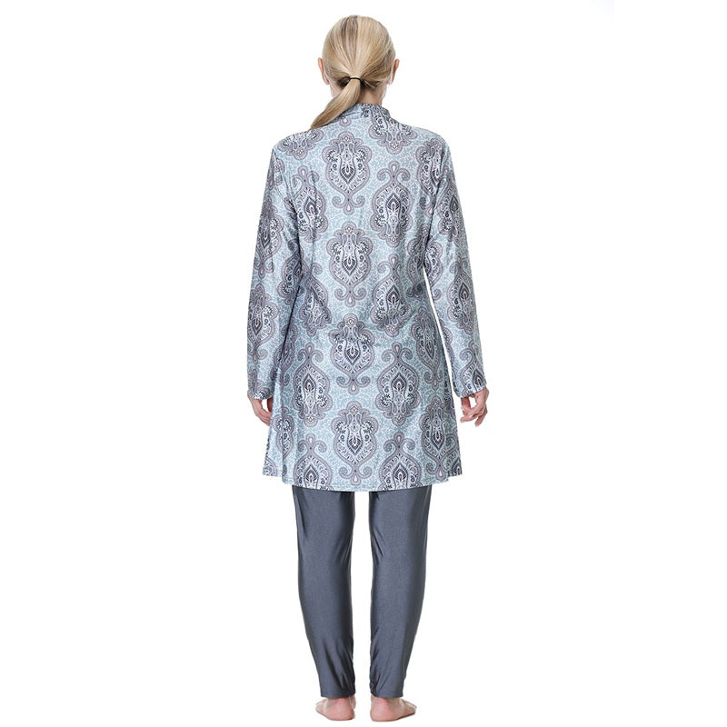 EB | 3Xl 8Xl Gedruckte Halal Arabische Frauen Badebekleidung Badeanzug Burkinis