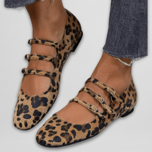 Leopard-Ballettschuhe EB EB