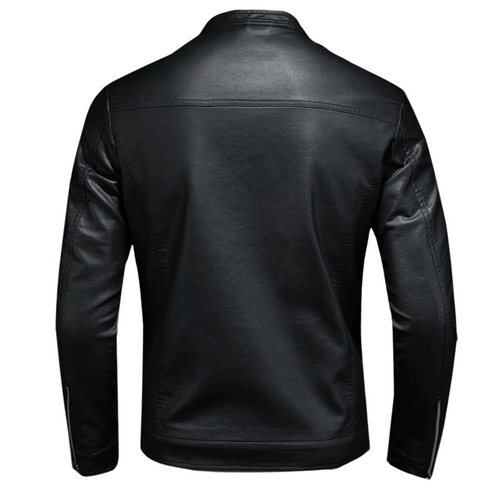 EB | Trendig Leder Bikerjacke für Männer