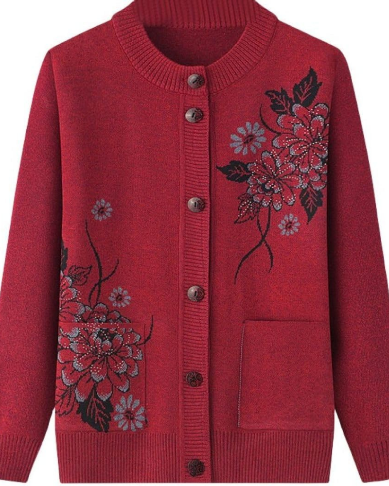 EB | Floral Charm Strickjacke