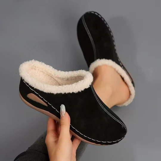 Damen-Mokassins mit Fleecefutter EB EB