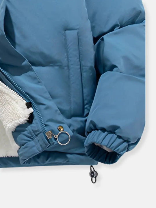 EB | Warme Reißverschluss Winterjacke Komfort und Stil für Kalte Tage