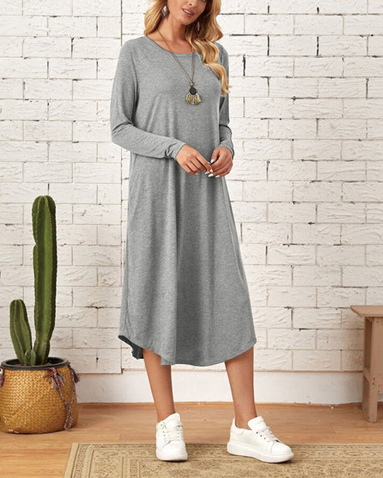 EB | Lockeres Kleid mit Taschen