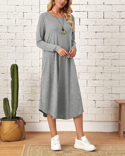 EB | Lockeres Kleid mit Taschen