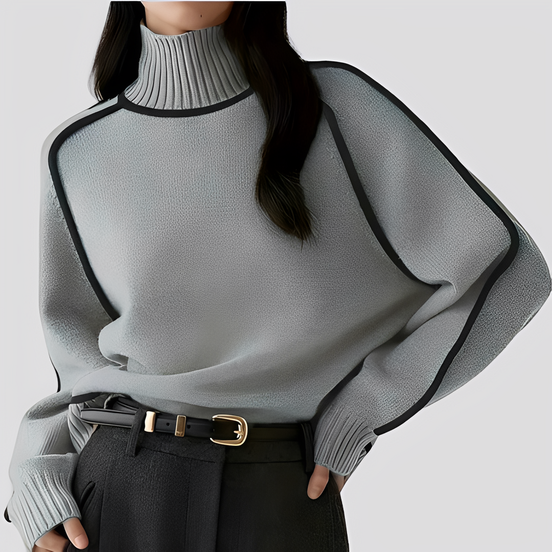 EB | Eleganter, Entspannter Damen-Rollkragenpullover