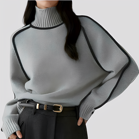 EB | Eleganter, Entspannter Damen-Rollkragenpullover