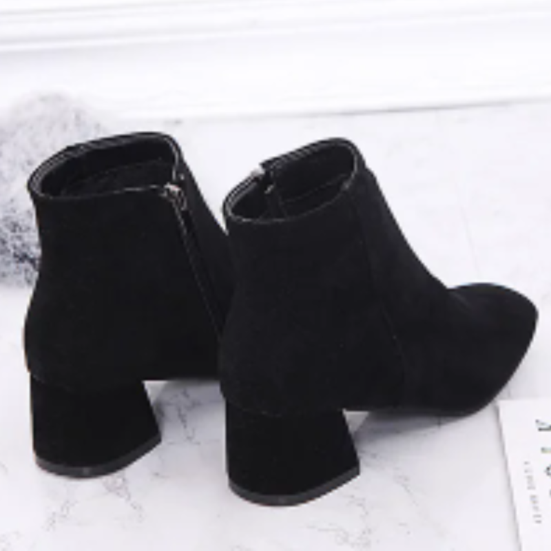 EB | Moderne Wild Ankle Boots mit Bequemem Absatz Damen Ankle Boots