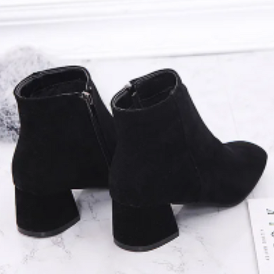 EB | Moderne Wild Ankle Boots mit Bequemem Absatz Damen Ankle Boots