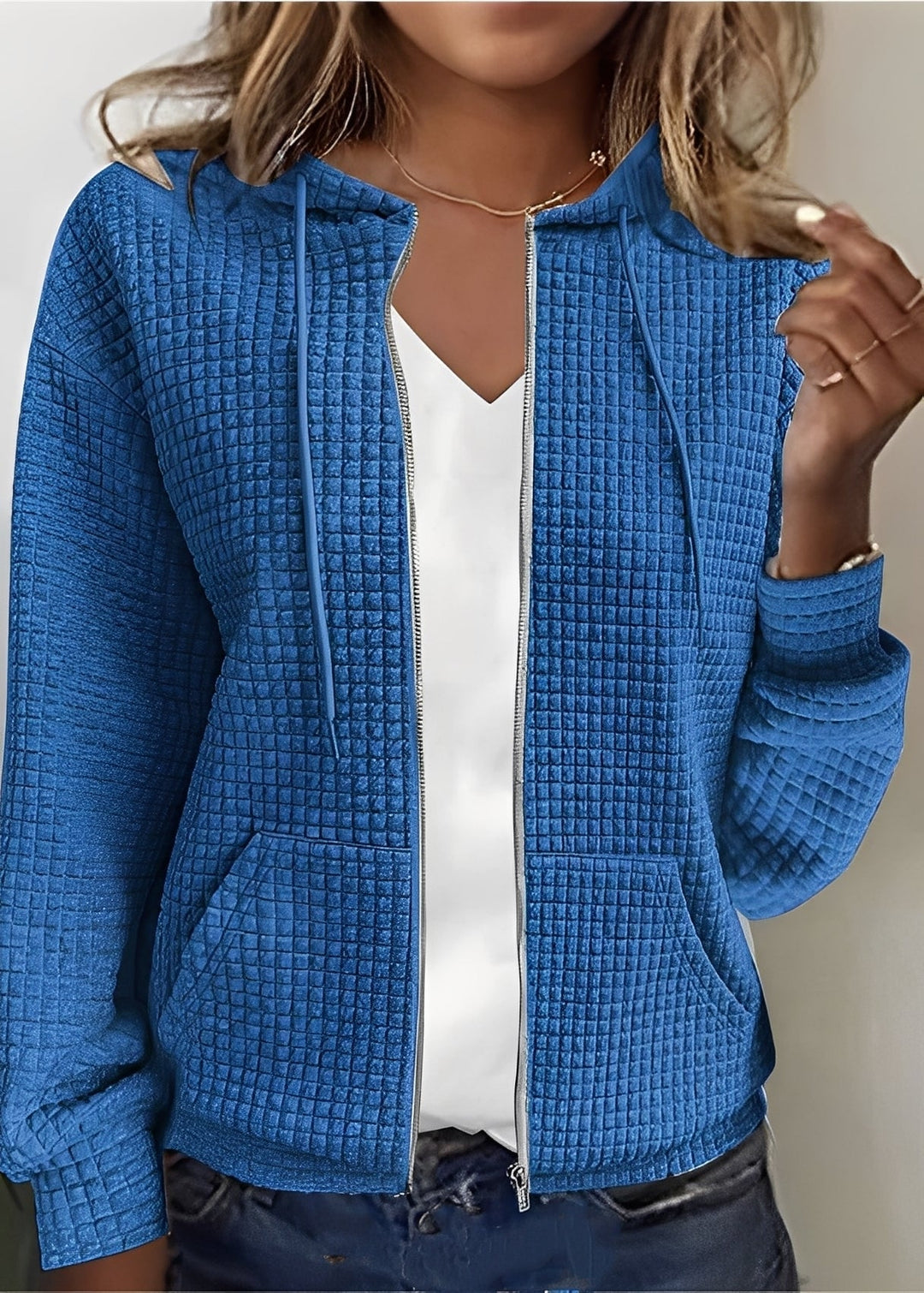 EB | Stylischer Cardigan mit Kapuze und Taschen für Frauen