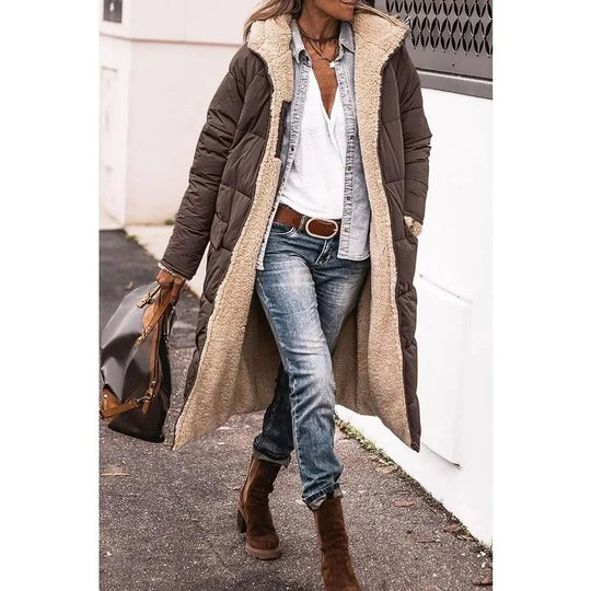 EB | Warme Damen Winterjacke mit Weicher Fütterung