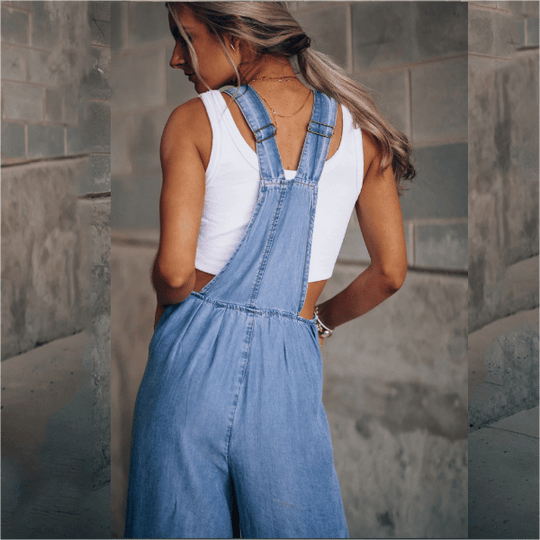 EB - Damen Denim Jumpsuit