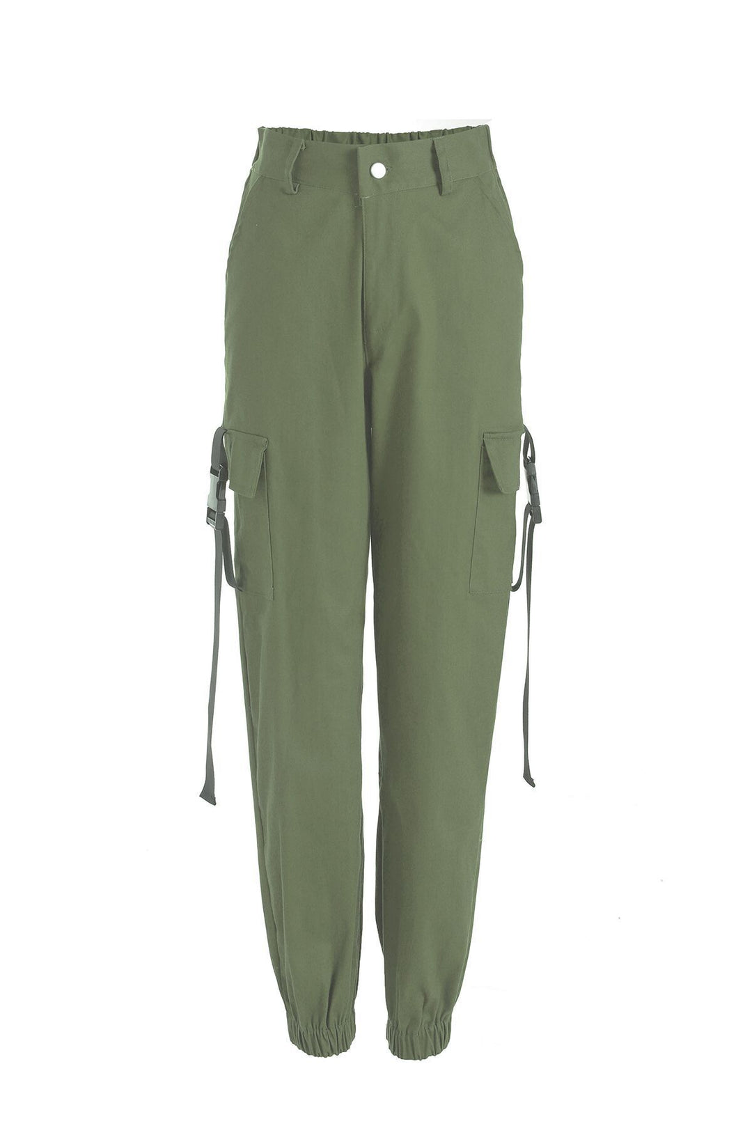 Damen Cargo-Hose mit elastischem Bund und praktischen Seitentaschen EB