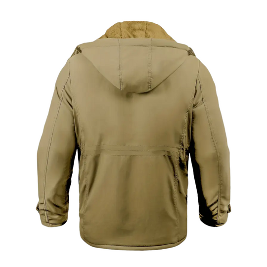 EB | Herren Winterjacke mit plüschigem Futter & Kapuze