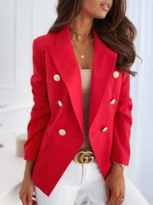 Damen Eleganter Doppeltknopf-Blazer EB
